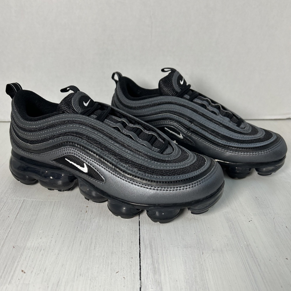 NIKE AIR WOMEN 8 MAX 97 BLACK/METALLIC SILVER SNEAKERS‎ 2966R